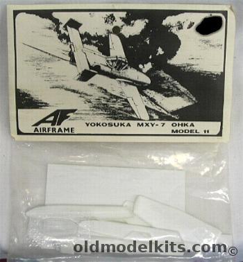 Airframe 1/72 Yokosuka MXY-7 Ohka Model 11 plastic model kit